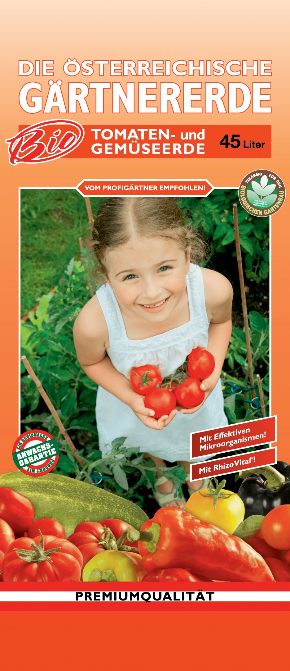 Bio Tomaten- und Gemüseerde 45l Bild 1